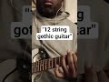 "12 string gothic guitar" #viral#fyi#foryoupage #fyp#foryou