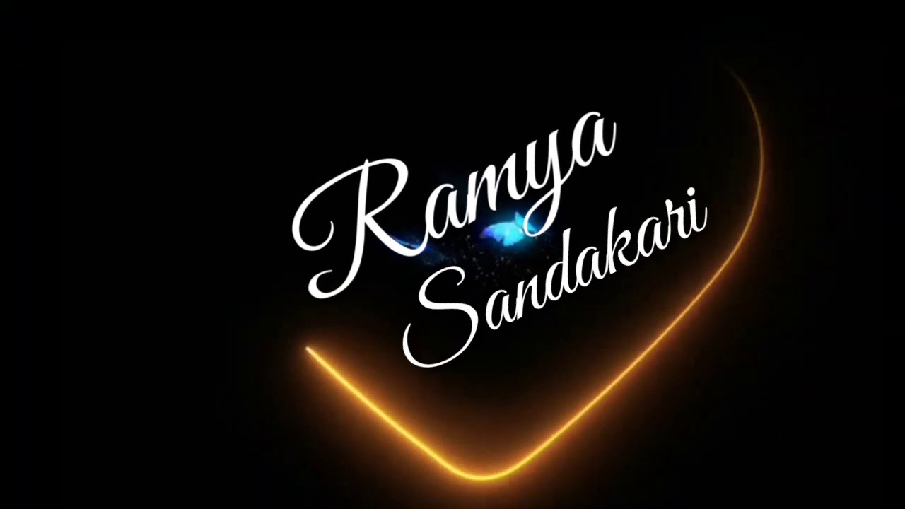 Ramya name editing song
