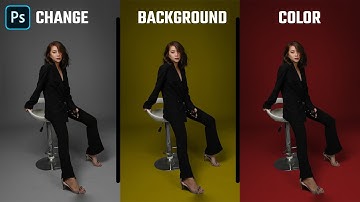 Easily Change background color in photoshop