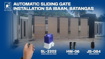 SLIDING GATE INSTALLATION in Ibaan, Batangas SL-2202
