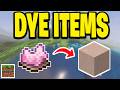 How To Dye Items In Minecraft