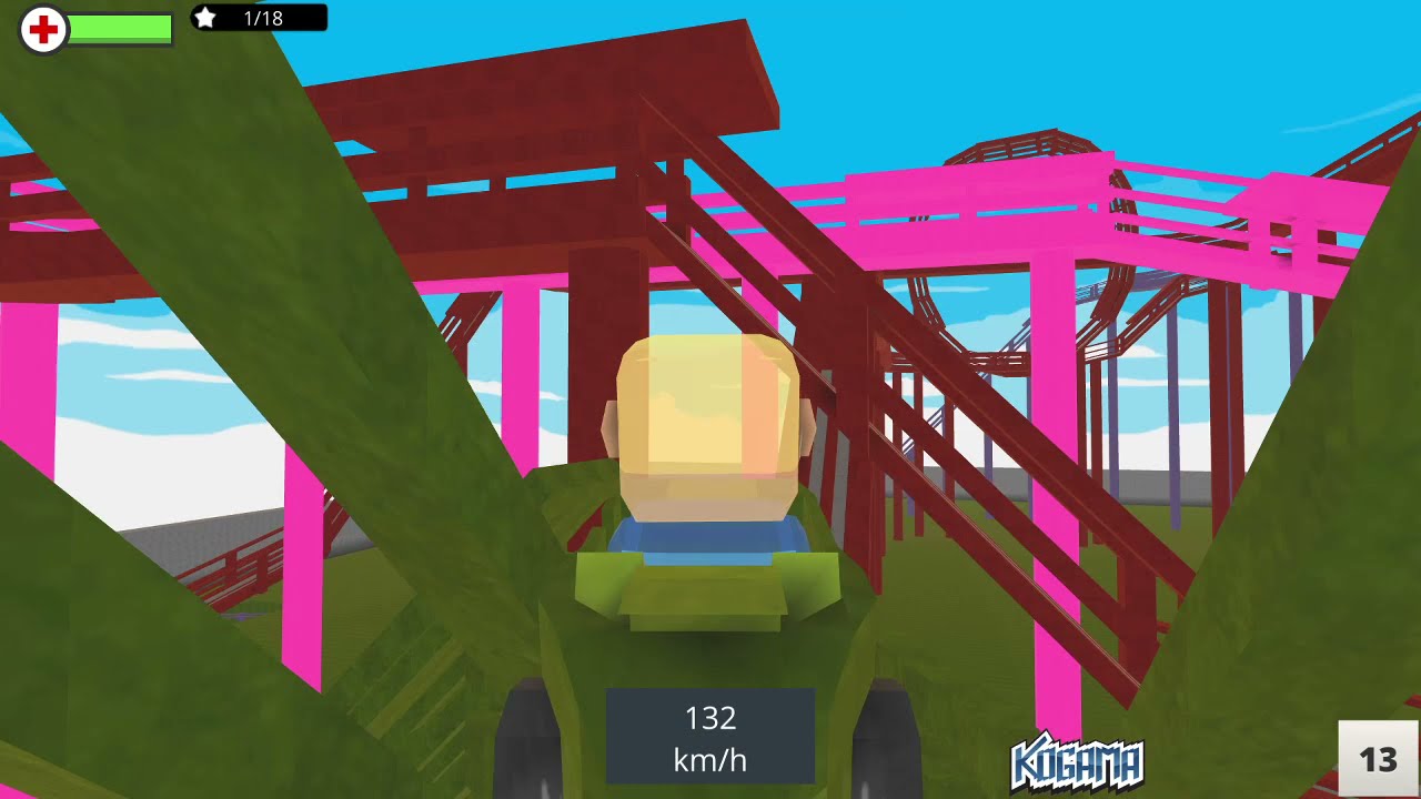 Kogama Roller Coaster World - YouTube