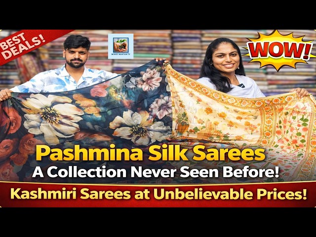 Exclusive Kashmiri Pashmina Saree Collection! 🌸 | Best Designs & Wholesale Prices | Money Mantan TV