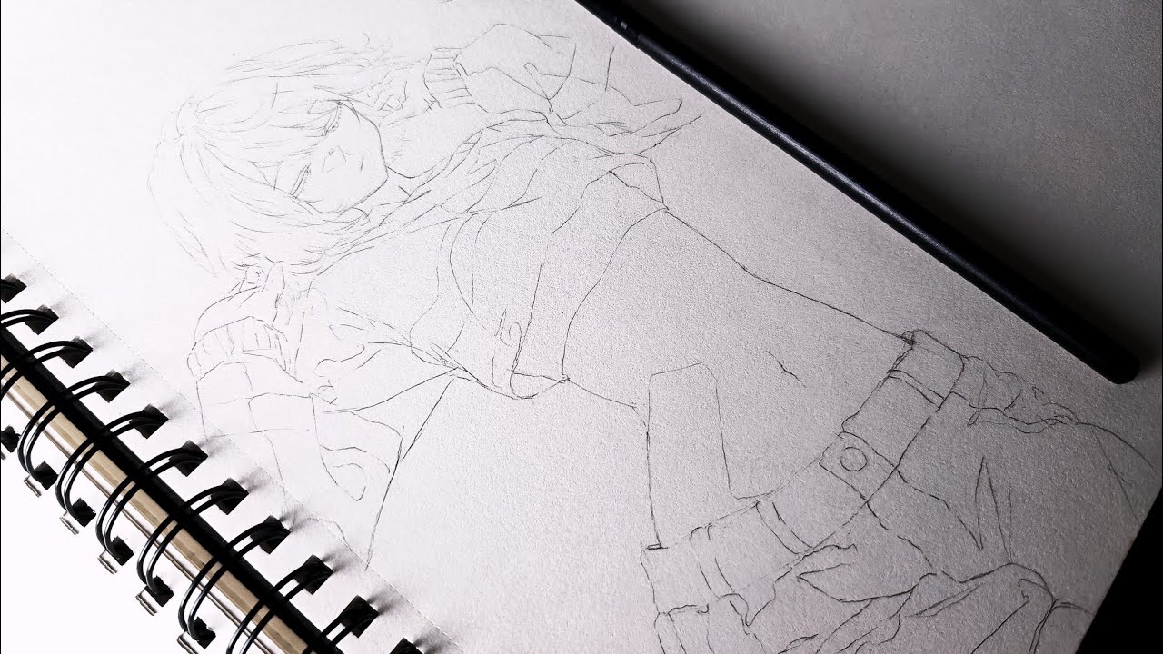 ANIME GIRL DRAWING STEP BY STEP TUTORIAL