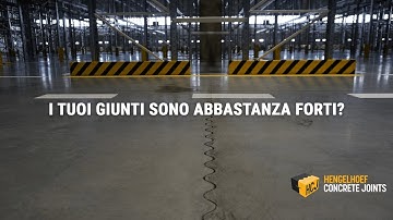 Cosinus Slide® - Armour Concrete Floor Joint - Setting the standard! (IT)