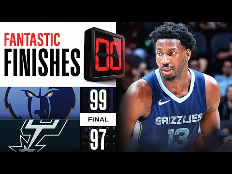 Final 2:29 WILD ENDING Grizzlies vs Spurs 🚨 | March 22, 2024