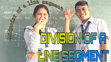 DIVISION OF A LINE SEGMENT | (Midpoint of a line segment)  PART 2