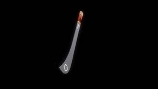 Low poly machete