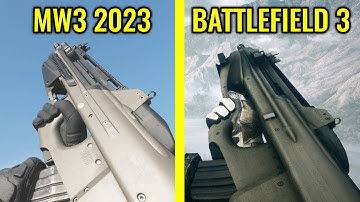 COD MW3 2023 vs Battlefield 3  - Weapons Comparison