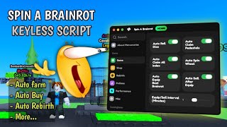 [KEYLESS] 🎲 Spin A Brainrot Script - Auto Farm Script