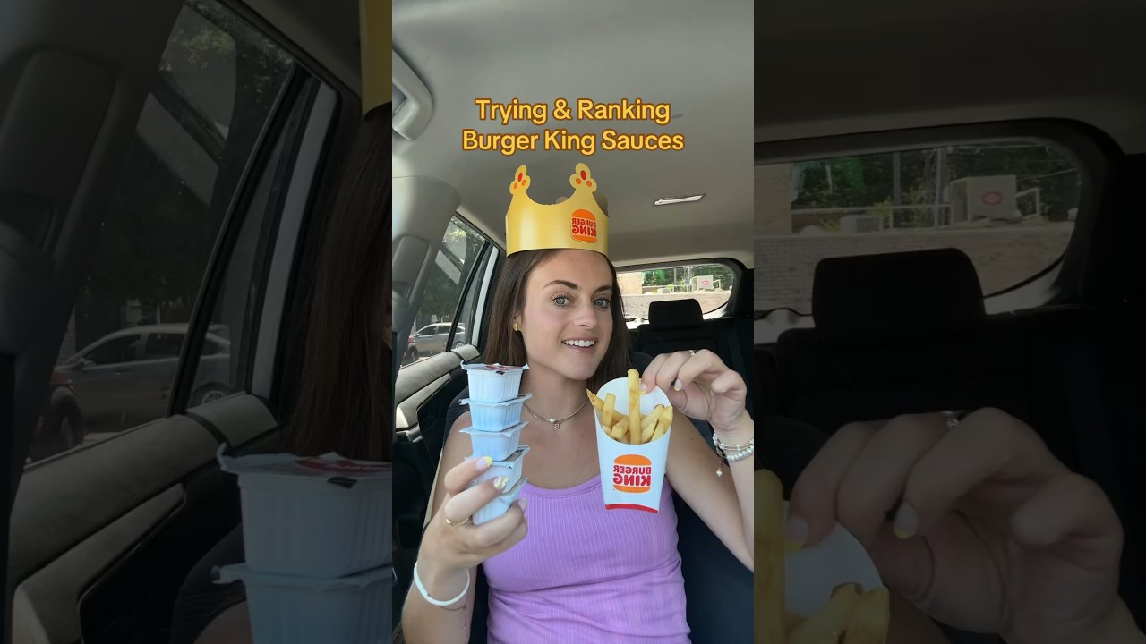 Trying & Ranking Burger King Sauces 🍔👑