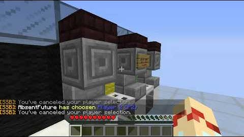 SSB in Minecraft 1.9: Short vid - Player selection