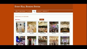 PHP And MySQL Project on Event Hall Booking System