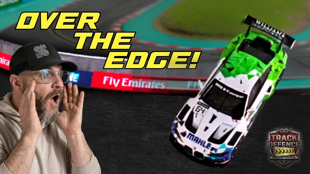 Slot Car Catching Air: Building a Crash Wall | Track Defence