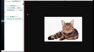 Displaying PImages in Processing