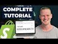 COMPLETE Shopify Tutorial For Beginners 2022 - How To Create A Profitable Shopify Store