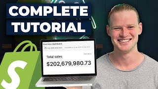 COMPLETE Shopify Tutorial For Beginners 2024 - How To Create A Profitable Shopify Store screenshot 4