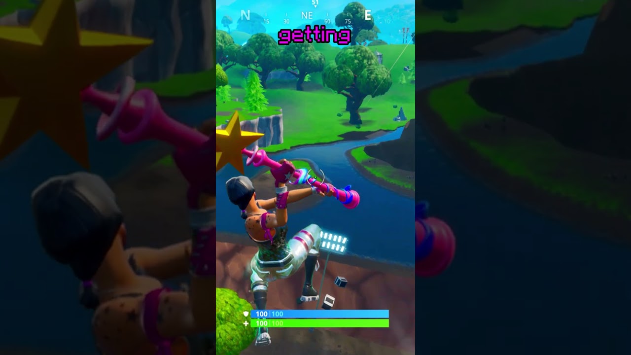 I just HIT my BEST Fortnite TRICKSHOT in CHAPTER 1 