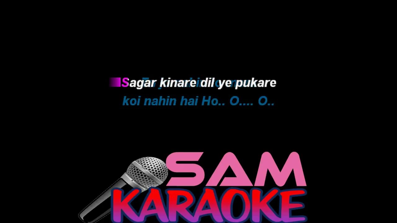 Saagar Kinare  Unwind mix Karaoke  Arnab   Anwesshaa Sam Karaoke