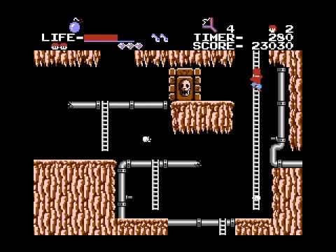 The Goonies For NES Video Walkthrough Part 1