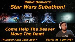 Our Very First Damathon!(Subathon) Star Wars Extravaganza! 24 Hour Stream?