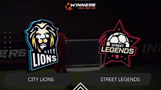 Winners Goal Pro Cup. City Lions - Street Legends 30.05.24. Second Group Stage. Group Losers