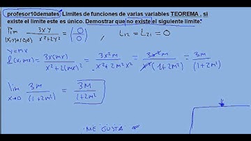 límites 10  funciones de varias variables ejercicio resuelto parte 2