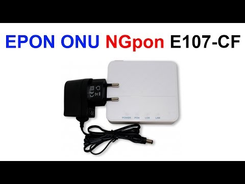 Абонентский терминал EPON ONU NGpon E107-CF !!! И мой Супер провайдер !!!