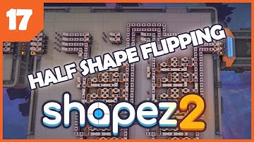 Asymmetrical half flip blueprint - Shapez 2 Hard 1000% Challenge EP17