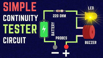 How to make Simple Continuity Tester Circuit without using Transistor and NE 555?