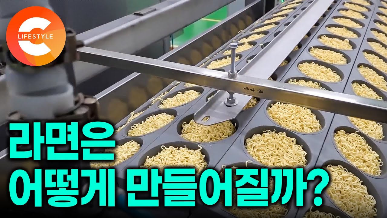외화벌이 수출 효자 라면🍜 축구장 17개를 합친 크기의 압도적 규모! 놀라운 위생 상태의 시설에서 만들어지는 K-라면 대량 생산 과정ㅣ한국인의 밥상ㅣ#극한직업