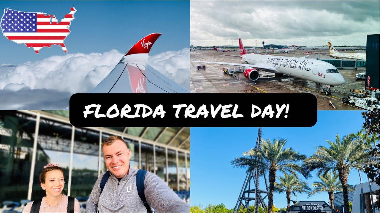 EPIC Florida Travel Day ✈️ Virgin Atlantic Economy LIGHT & Universal Studios Orlando 2022 🇺🇸