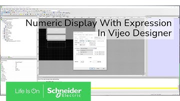 How to Create a Numeric Display with an Expression Also Have Input in Vijeo Designer
