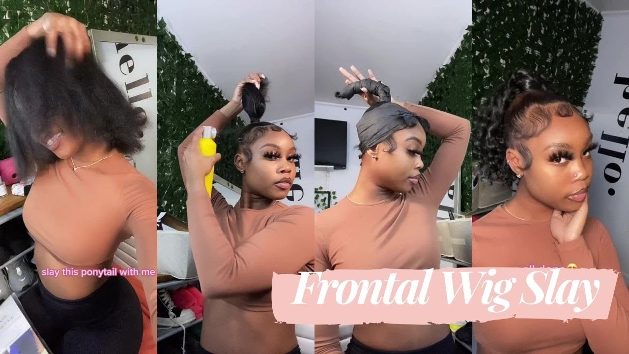 How To Sleek High Barbie Ponytail With Baby Hair ?🥺 Quick Weave Curly