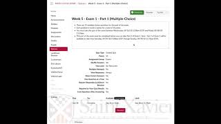 Math 112 Online - Exam 1 Part 1 Info Wealth