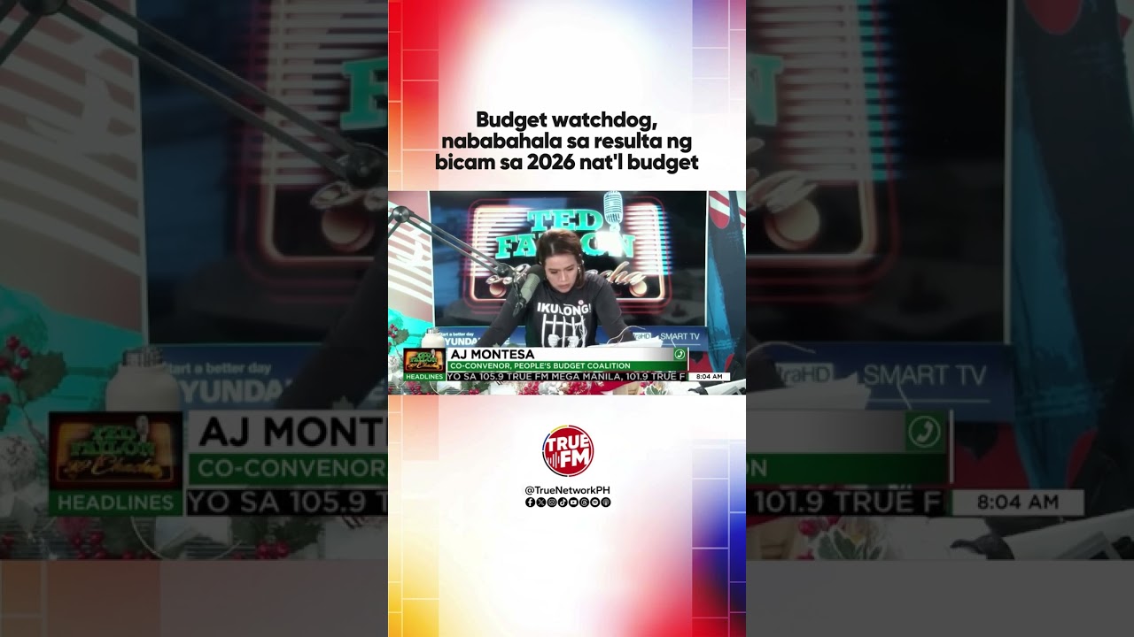 Budget watchdog, nababahala sa resulta ng bicam sa 2026 nat'l budget | Ted Failon & DJ Chacha