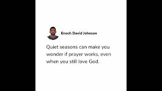 Quiet seasons reward consistency — stay rooted in the Word until the results catch up.