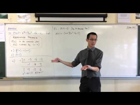 Remainder & Factor Theorems (3 of 4: What happens when the remainder is 0?)
