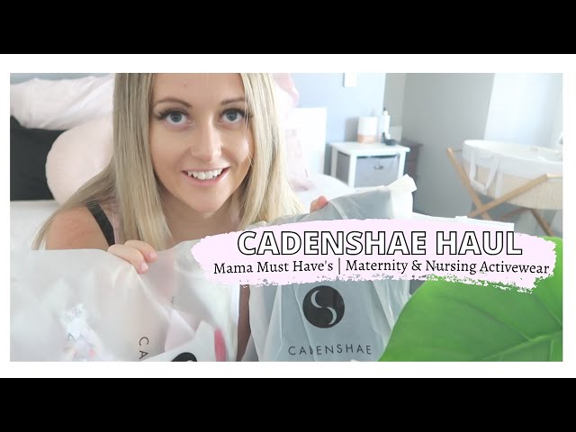 Cadenshae Try On Haul, Maternity & Nursing Activewear