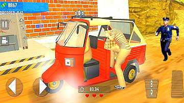 Offroad Auto Rickshaw Driving Simulator - Crazy Tuk Tuk Driver Game - Android Gameplay