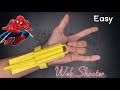 Easy paper spiderman web shooter  spiderman web shooter how to make  paper craft 
