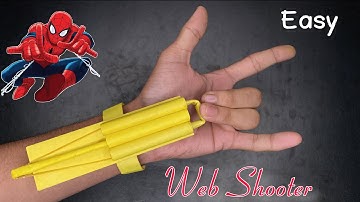 Easy paper Spider-Man web shooter | Spider-Man web shooter how to make | paper craft |