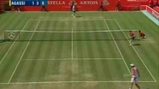Queen's 2003 Semifinal (Agassi - Roddick) Parte 4/9
