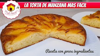 TORTA ECONÓMICA DE MANZANA fácil con poquitos ingredientes ESPONJOSA Y DELICIOSA