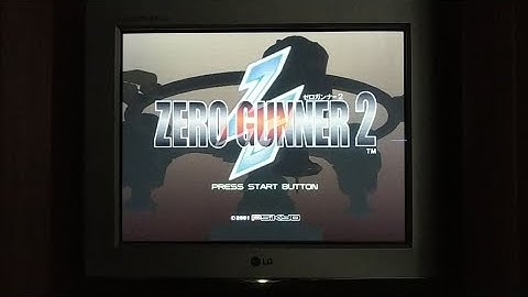Zero Gunner 2 Dreamcast VGA CRT Gaming
