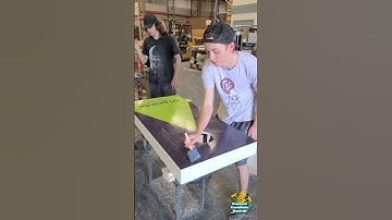 Making Cornhole Boards in 30 Seconds!