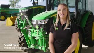 Sarah Lewis 2023 John Deere Parts Technician Of The Year - Australia