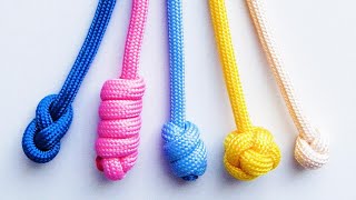 簡単で実用的！　ひもにコブを作る結び方いろいろ　How to tie 6 Stopper Knots