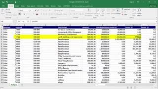 Acumatica Budgeting
