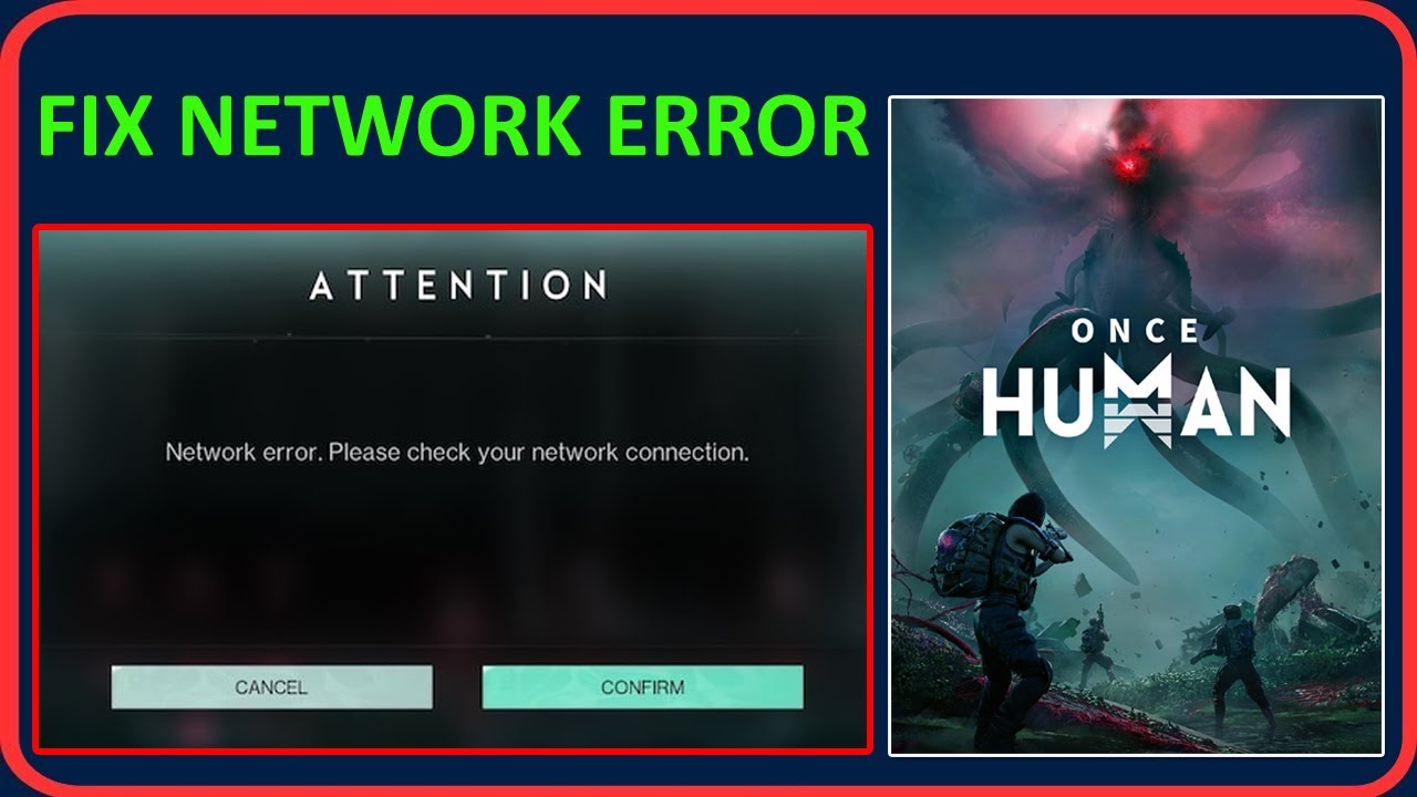 How To Fix Once Human Network Error | Fix Please check your network connection Error In Once Human